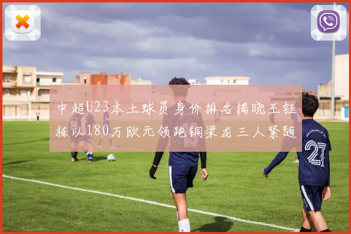 中超U23本土球员身价排名揭晓王钰栋以180万欧元领跑铜梁龙三人紧随其后